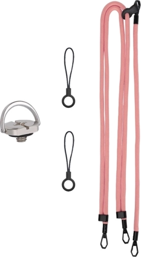 Sunnylife multifunctionele nekriem voor DJI Osmo Pocket 3 – roze