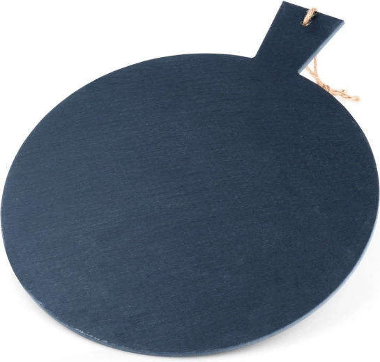 Leisteen serveerplank met handvat 43 × 34 cm