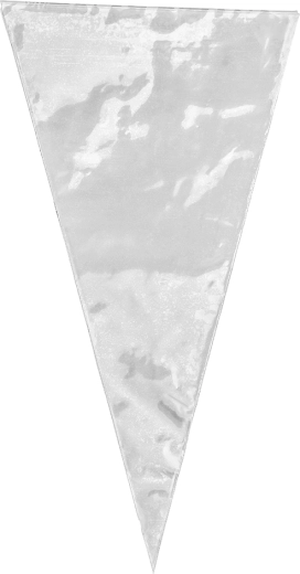 Set wegwerp-spuitzakken 35 × 18 cm wit (10 stuks)