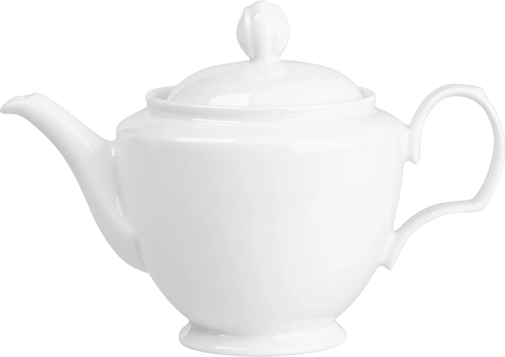 MariaPaula Klasyka klassieke witte porseleinen theepot 0,6 l
