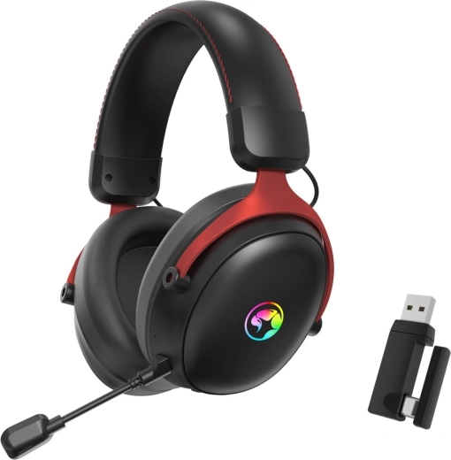 Draadloze gamingheadset Marvo Tactic X Pro zwart