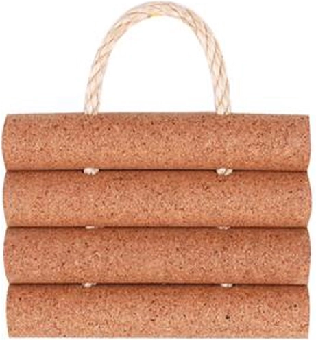 Kurken onderzetter in de vorm van een vlot 18 × 17 × 3,3 cm