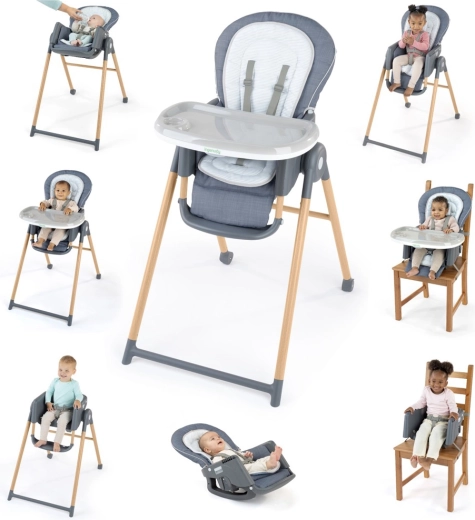 Multifunctionele kinderstoel 7-in-1 Ingenuity Proper Positioner Chambray