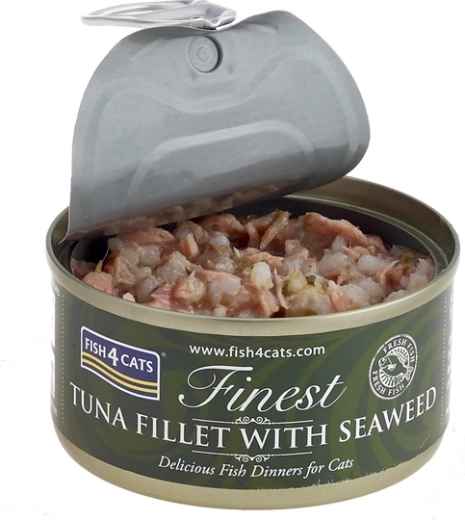 Kattenvoer in blik tonijn met zeewier 70 g