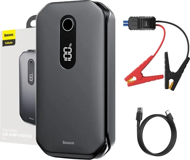 Baseus starthulp voor auto 12000 mAh, 1000 A met USB