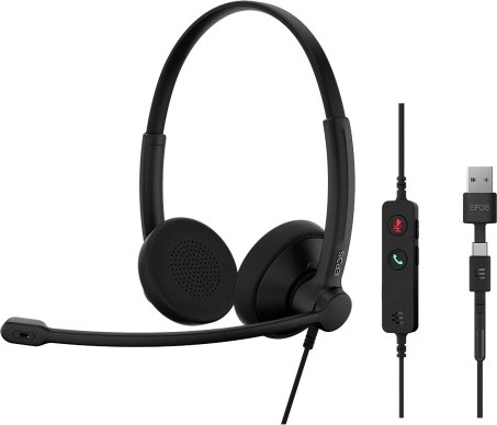 EPOS Impact 100 UC USB-C/USB-A stereo headset