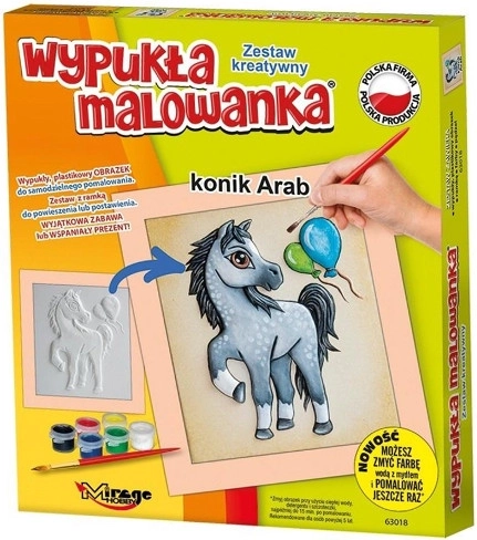 Bol schilderen – Arabisch paard