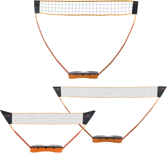 Opvouwbaar verstelbaar 3-in-1 net NILS voor badminton, tennis en volleybal