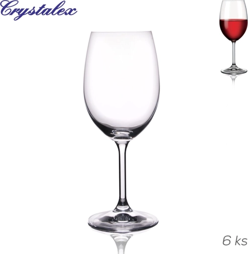 Wijnglazen Lara 0,45 l (6 stuks)