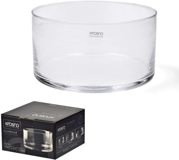 Glazen slakom Krosno Glamour 19 cm