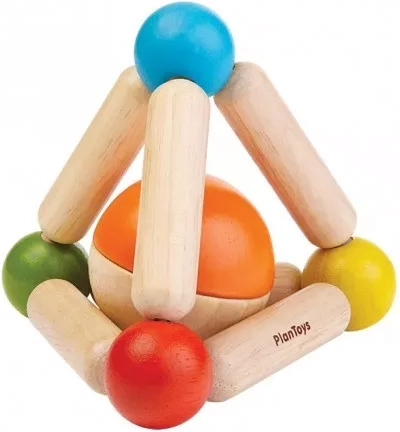 PlanToys vormbaar rammelaartje triangle