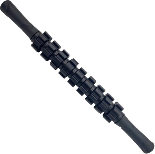 Merco massage- en revalidatiestok Roller Stick 47,5 cm zwart