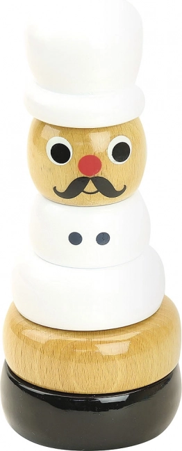 Vilac houten stapeltoren kok