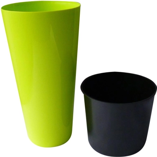 Bloempot Tubus Slim, limoen