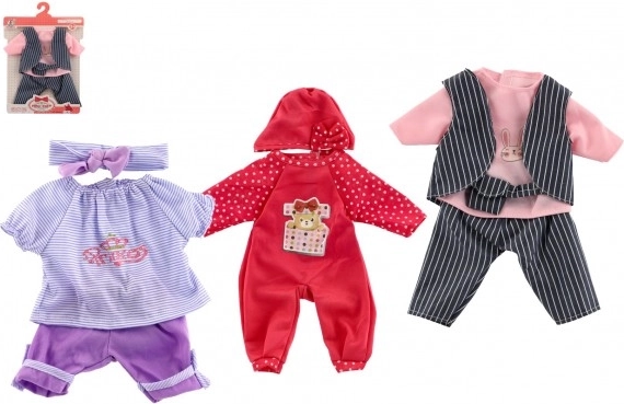 Kleertjes voor poppen en baby’s 40 cm – mix van jurkjes en setjes