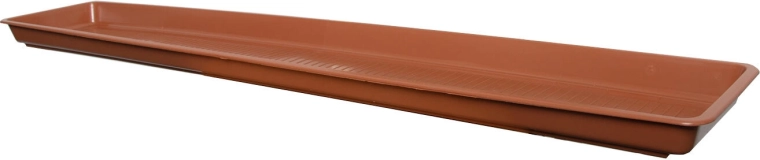 Schotel voor balkonbak Garden Trend 100 cm terracotta
