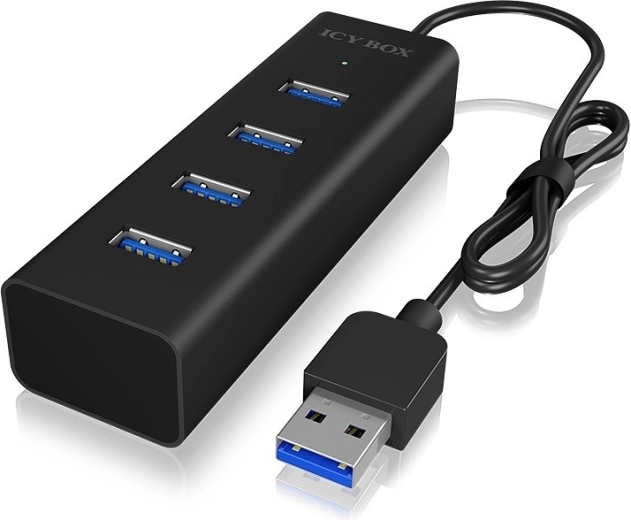 Icy Box vierpoorts USB 3.0-hub