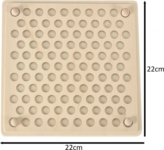 Houten educatieve bouwset Mozaïek Montessori, 77 stuks
