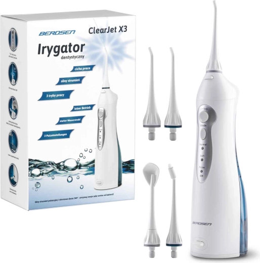 Draadloze dentale irigator Berdsen ClearJet X3