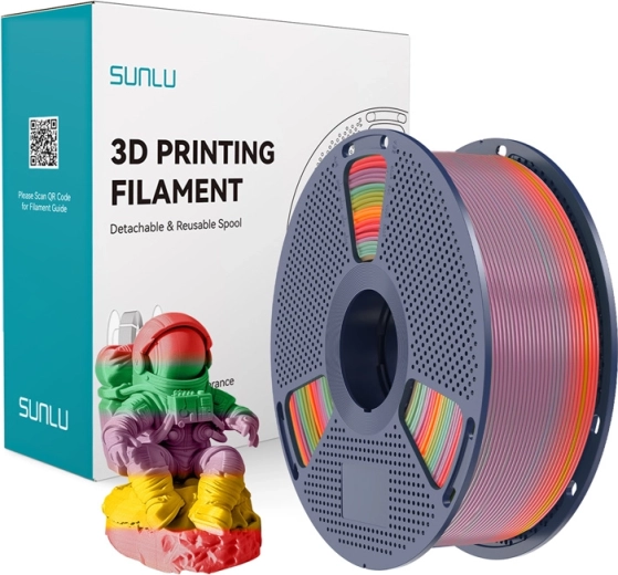 Sunlu PLA filament regenboog