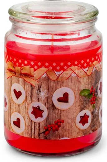 Geurkaars in glas PROVENCE linzer koekjes 95 u