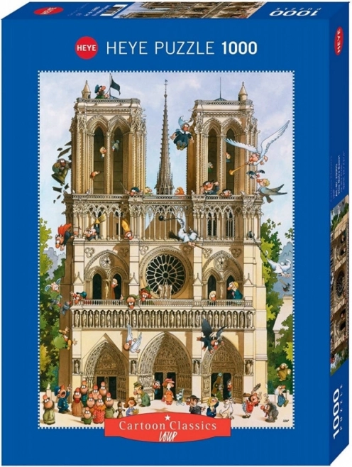 Puzzel 1000 stukjes – Viva Notre Dame (HEYE, Loup)