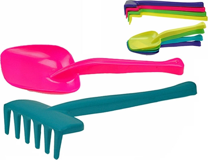 Kinder schepje en hark 30 cm – 1 stuk