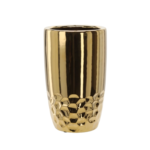 Keramische bloempot in goudkleur 38 × 38 × 45 cm