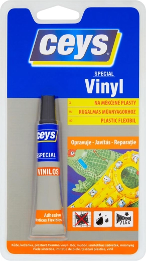 Lijm voor weekgemaakt kunststof CEYS 15 ml