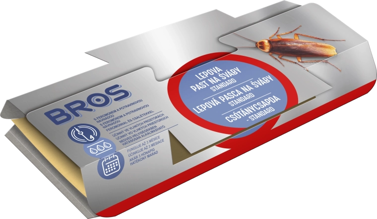 Bros kleefval voor kakkerlakken Standard 1 st.