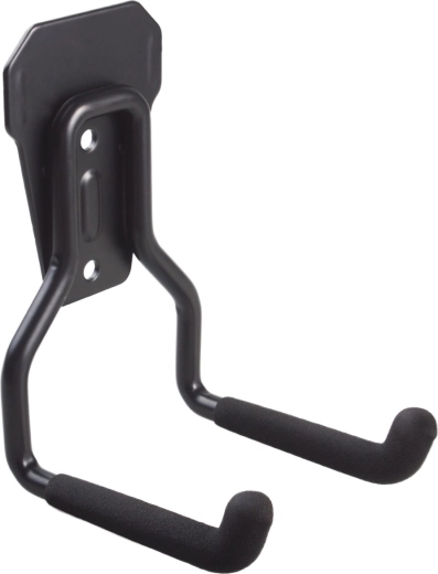 Wandhouder voor garage, metalen, zwart