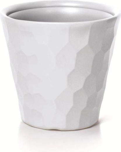 Bloempot Rocka wit 35 cm