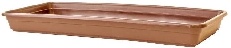 Schotel voor balkonbak Lobelia 40 terracotta