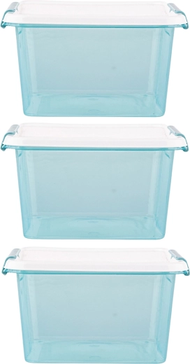 Arcticline set van 3 vierkante bewaardozen voor voedsel 1,15 l