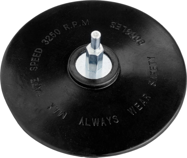 Aandrijfschijf voor schuurpapier 125 mm met klittenband
