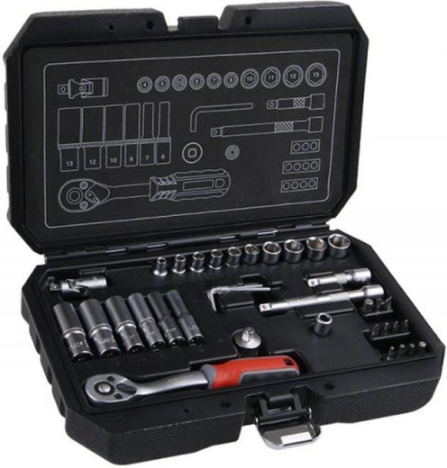Dopsleutelset 1/4" 36-delig FESTA