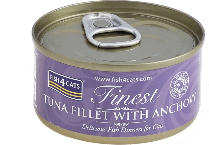 Kattenvoer in blik tonijn met ansjovis 70 g FISH4CATS Finest