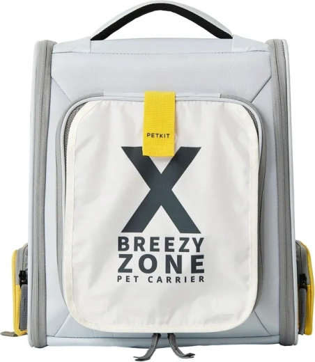 Petkit Breezy X zone rugzak-transporttas voor huisdieren grijs