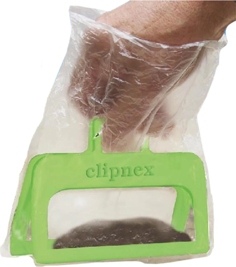 Clipnex clip voor het opruimen van hondendrollen