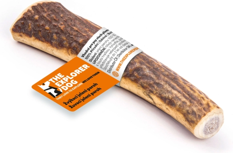 Kauwgewei van hert voor honden – hard, maat S, Explorer Dog