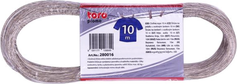 Wasklijn met stalen kern 10 m, diameter 2,2 mm