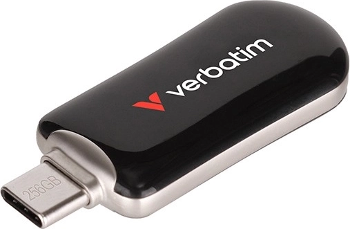USB‑C flashdrive VERBATIM Plectra 128 GB (100 MB/s) zwart
