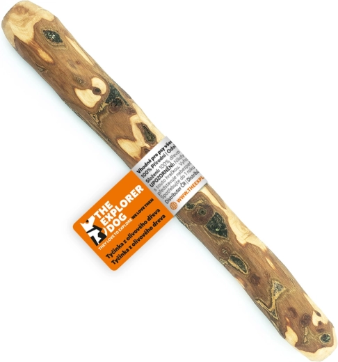 Explorer Dog kauwstick van olijfhout voor honden S