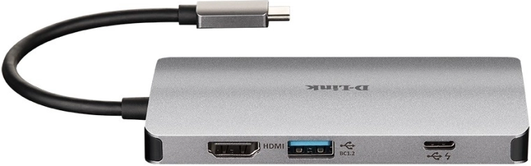 D-Link USB-C multiport hub met HDMI, Ethernet en SD/microSD-lezer
