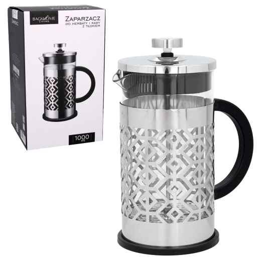 French press voor thee en koffie 1 l