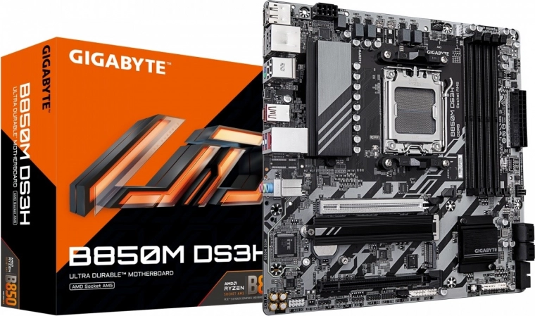 Gigabyte B850M DS3H – AM5-moederbord voor gaming