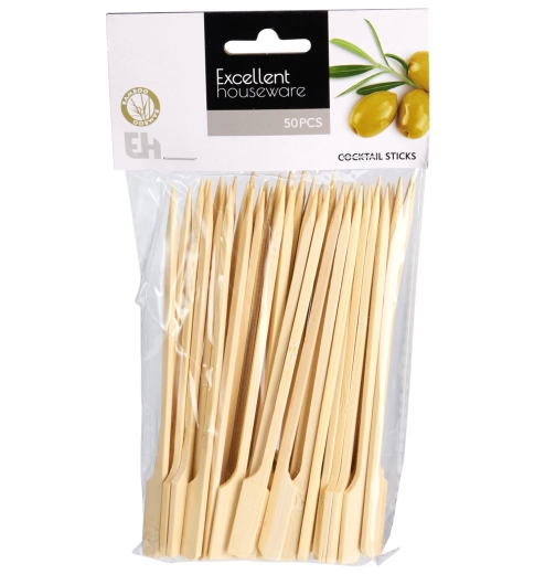 Bamboe spiesjes 15 cm – set van 50 stuks