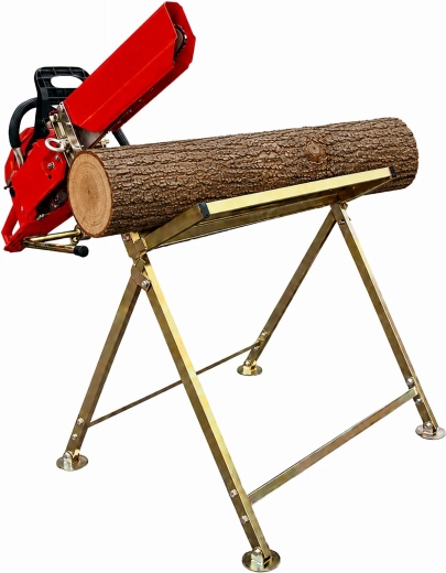 Metalen standaard voor het zagen van hout met zaaghouder 88 × 86 × 71 cm