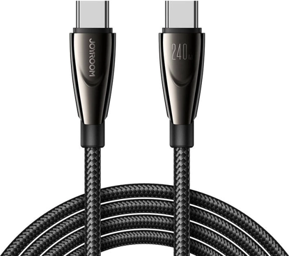 Joyroom kabel USB-C naar USB-C 240 W 1,2 m zwart