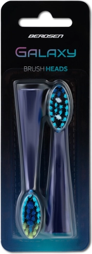 Vervangende opzetborstels voor sonische tandenborstel BERDSEN Galaxy, 2 stuks